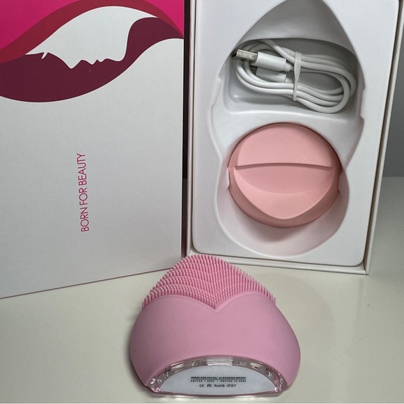 Massage facial instrument Wireless Recharging BORN FOR BEAUTY PINK color - Picture 4 of 16